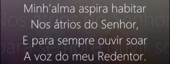 A Aspiração da Alma – Harpa Cristã 341