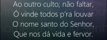Ao Culto Não Faltar – Harpa Cristã 251
