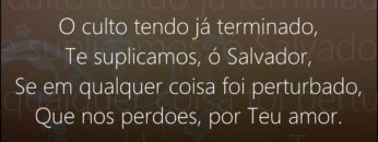 Ao Fim do Culto – Harpa Cristã 263