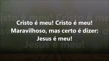cristo e meu harpa crista 130