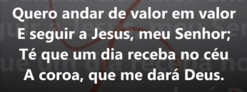De Valor em Valor – Harpa Cristã 186