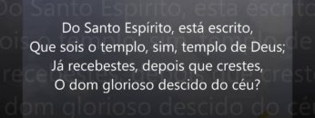 deixai entrar o espirito de deus