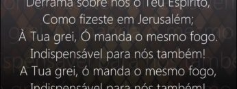 derrama teu espirito harpa crist