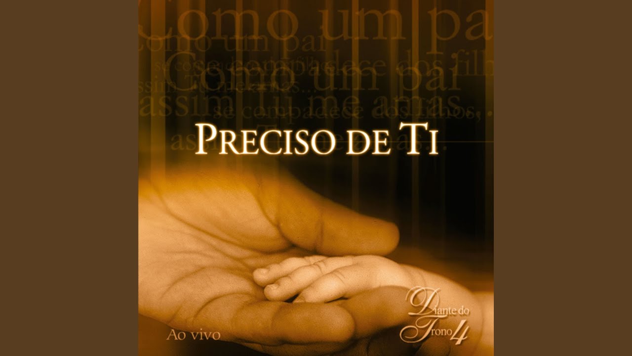 diante do trono preciso de ti