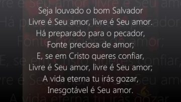 inesgotavel e seu amor harpa cri