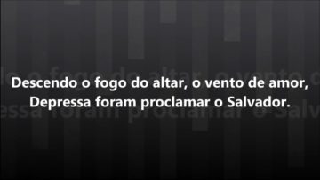 Jesus no Monte da Ascensão – Harpa Cristã 391