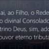 louvor ao deus trino harpa crist