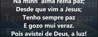 Na Minh’Alma Reina a Paz – Harpa Cristã 223