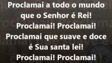 o senhor e rei harpa crista 038