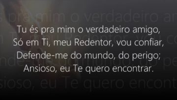 o verdadeiro amigo harpa crista