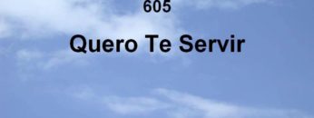 quero te servir harpa crista 605