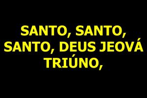 sant santo santo