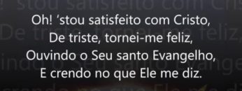 satisfeito com cristo harpa cris