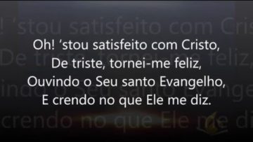 satisfeito com cristo harpa cris