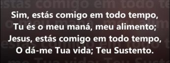 senhor estas comigo harpa crista