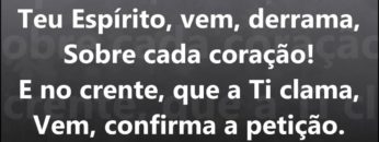 teu espirito vem derramar harpa