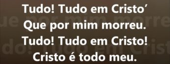 tudo em cristo harpa crista 056